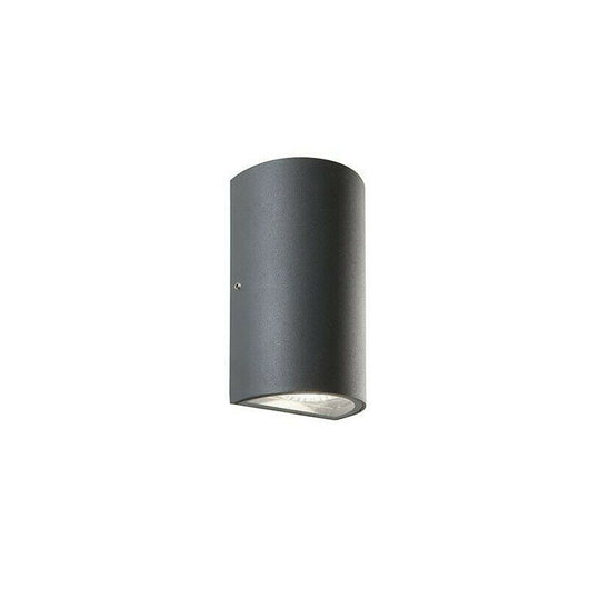 Applique Lampada Esterno Plafoniera Led Parete Doppia Luce Giardino 12W Sovil Colore: Grigio