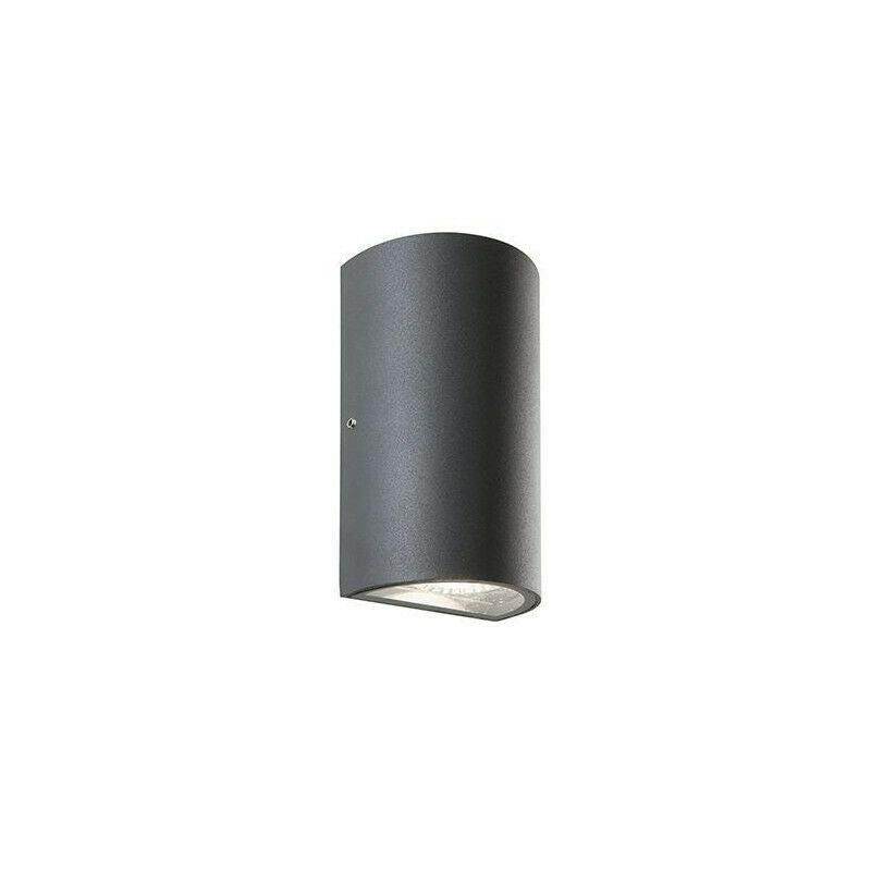 Applique Lampada Esterno Plafoniera Led Parete Doppia Luce Giardino 12W Sovil Colore: Grigio