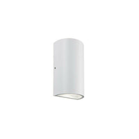 Applique Lampada Esterno Plafoniera Led Parete Doppia Luce Giardino 12W Sovil Colore: Bianco