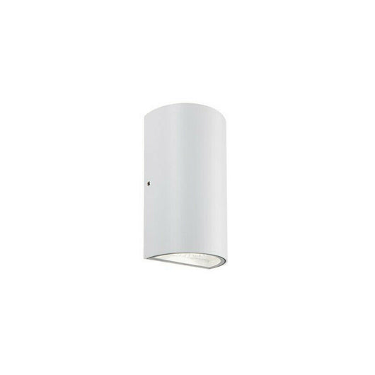 Applique Lampada Esterno Plafoniera Led Parete Doppia Luce Giardino 12W Sovil Colore: Bianco