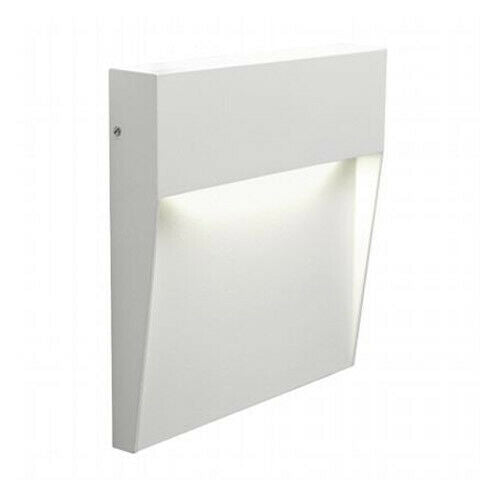 Applique Segnapasso Esterno a Parete Led Illuminazione Giardino Geo Square Sovil Colore: Bianco, Misure e Watt: 16 cm - 6 W