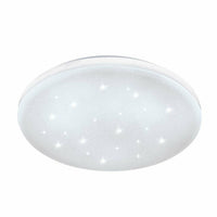 Plafoniera Led Rotonda Soffitto Applique Lampada Parete Interno Frania EGLO Dimensioni: Ø 330 mm - Cristallo - 4000K Luce Naturale - 33383