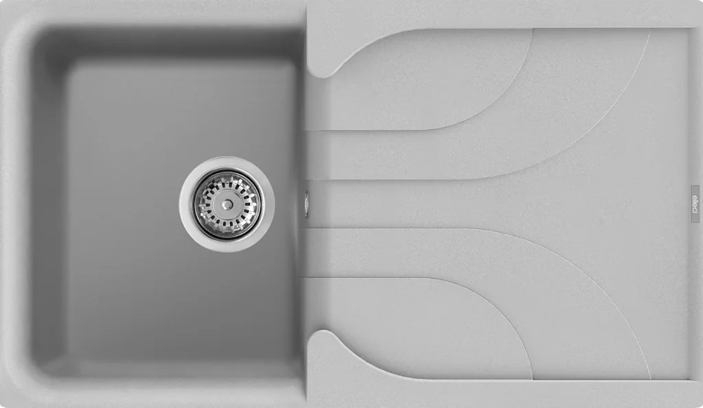 Lavello EGO 400 86X50 1 vasca + gocciolatoio NUVOLA 79