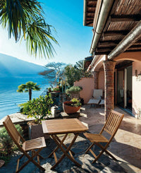 Sedia Pieghevole Legno da Giardino Esterno Braccioli Poltrona Mali Bizzotto Modello: senza Braccioli, N° Sedie: 1