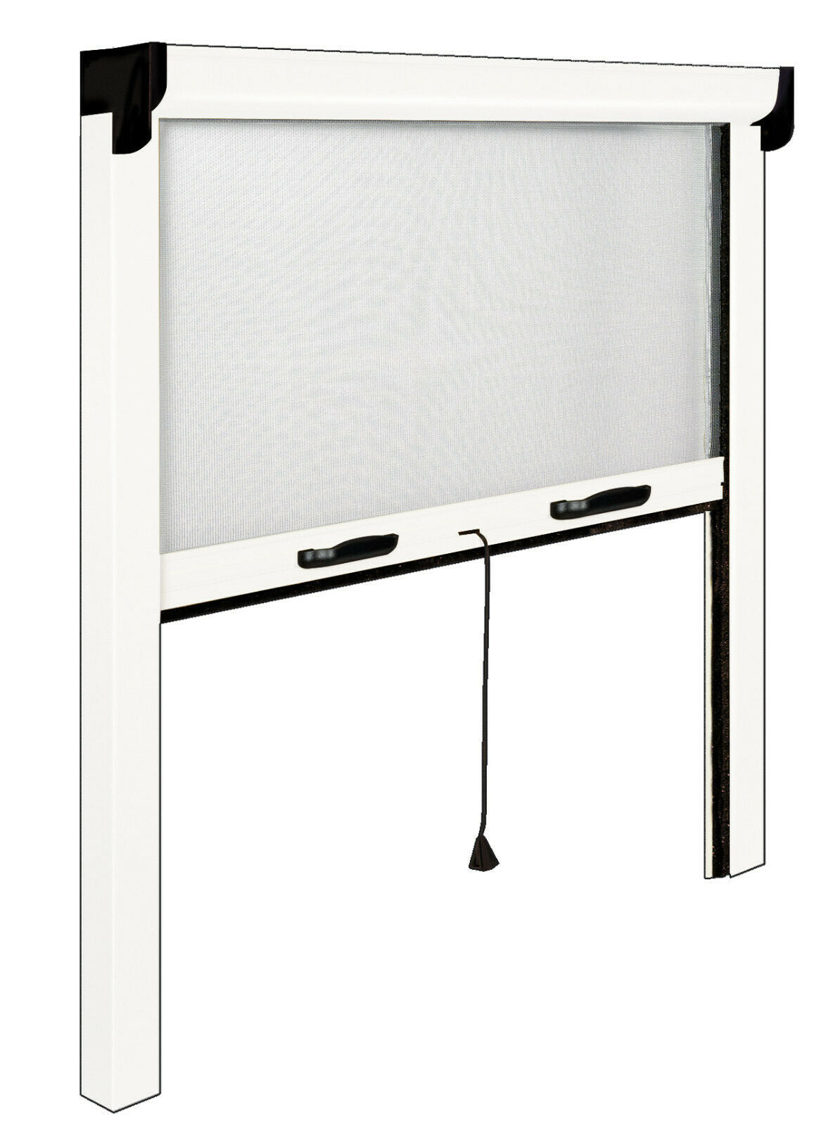 Zanzariera a Rullo Finestra Verticale Avvolgibile Riducibile Antibatterica Sunox Misure: 100 cm X 160 cm