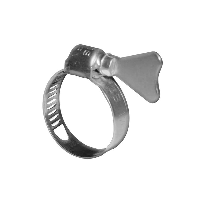 Kit di 2 fascette a farfalla in acciaio