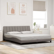 Giroletto senza Materasso Hanko Tortora 180x200 cm in Tessuto