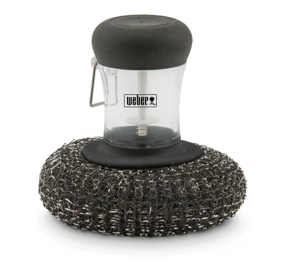 Weber Paglietta per Piastra Pulizia Barbecue Contenitore Detergente Sapone 6209