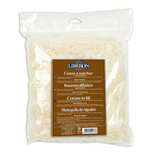 Cotone Neutro in Fili per Finiture Tinte Vernici Tamponi Mobili Legno Liberon
