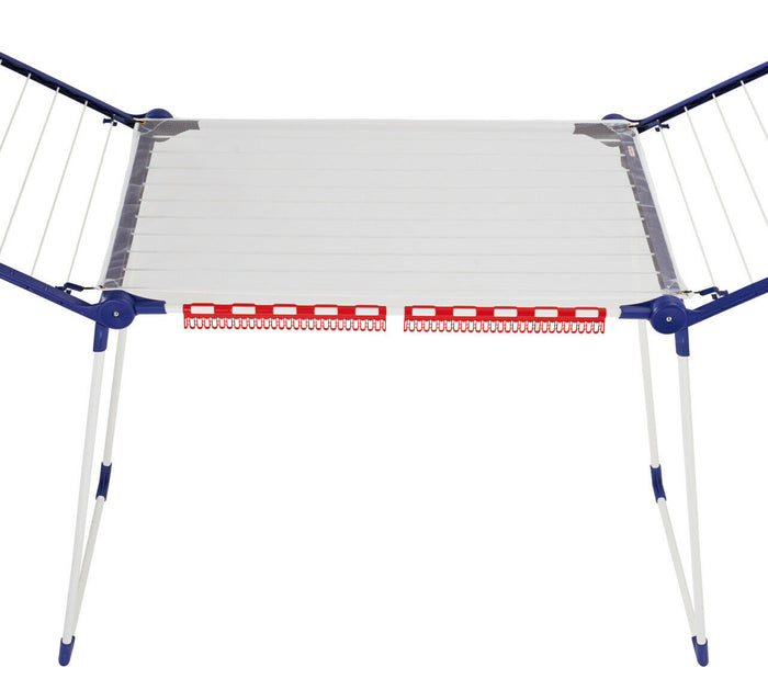 Stendibiancheria con Ruote 5 Supporti Stendipanni Stendino Pegasus 200 Leifheit