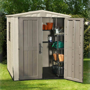 Keter Casetta da Giardino in Resina Factor 6 x 6 Box Capanno da Esterno