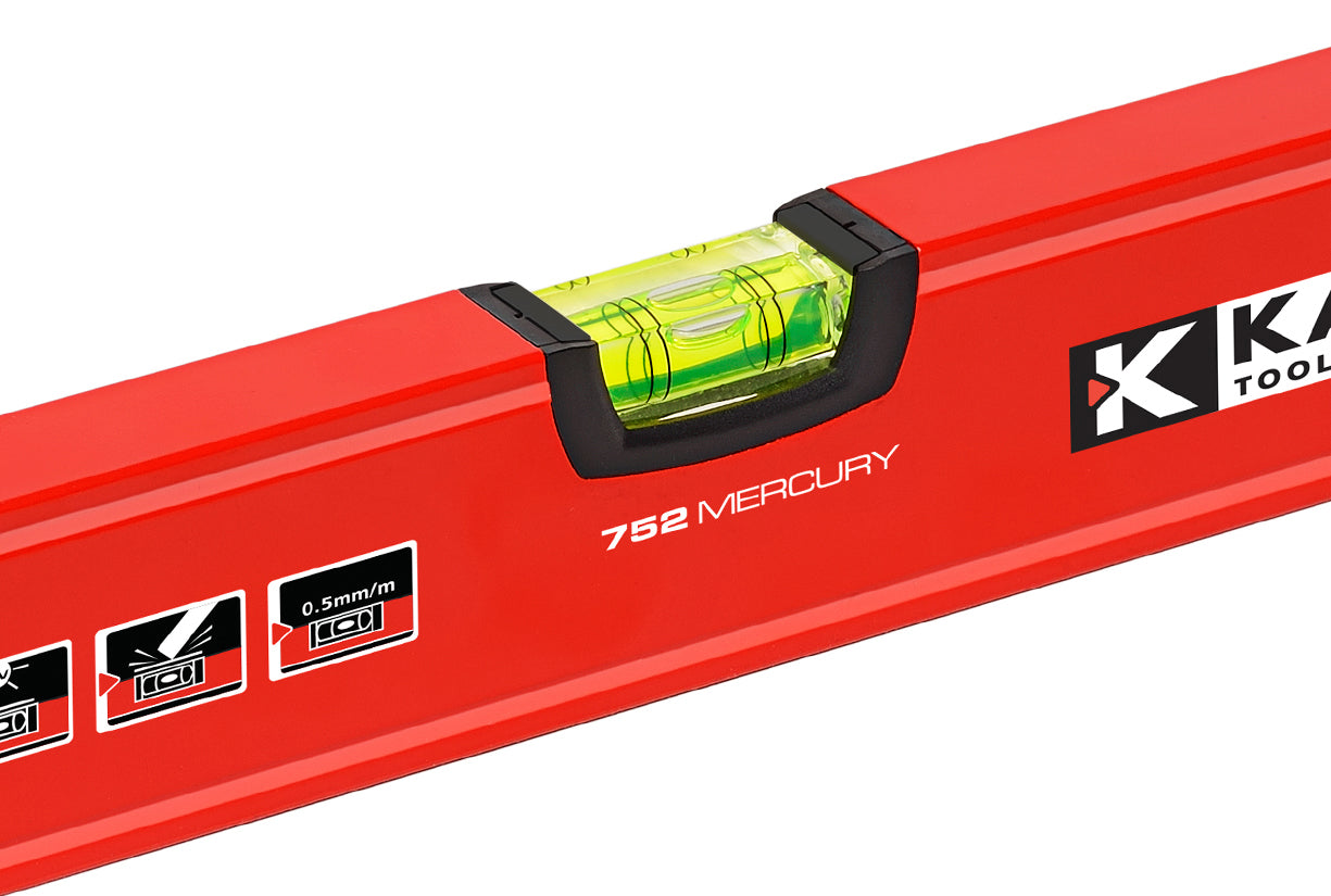 LIVELLA MANUALE 60cm CON BOLLE KAPRO 752 MERCURY - 752-40-60
