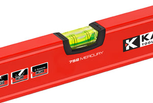 LIVELLA MANUALE 60cm CON BOLLE KAPRO 752 MERCURY - 752-40-60