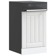 Pannello Lavastoviglie Lucca Bianco in Legno Multistrato