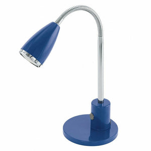 Lampada Scrivania Led Tavolo Ufficio Lettura Braccio Orientabile 3W Fox EGLO Colore Lampada: Blu