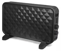 Termoconvettore Elettrico Stufa Stufetta elettrica Termosifone Virgo Chanel Nero