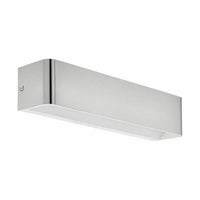 Applique Led Lampada Parete Illuminazione Interno Alluminio 365cm Sania 4 Eglo Color: Nickel Opaco