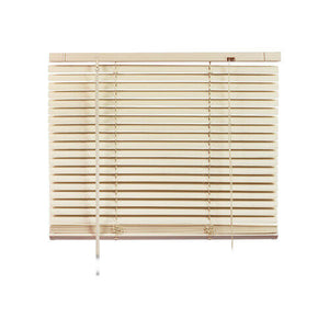 Tenda Veneziana in PVC per Portafinestra Finestra Parasole Inclinabile su Misura Misure: 91 x 240 cm, Colore: Beige