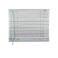 Tenda Veneziana in PVC per Portafinestra Finestra Parasole Inclinabile su Misura Misure: 150 x 162 cm, Colore: Grigio