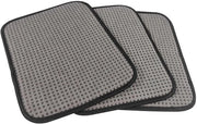 Asciugamano per palle da bowling - 3 pezzi - con design antiscivolo - panno in suède - facile da pulire - per migliorare la precisione