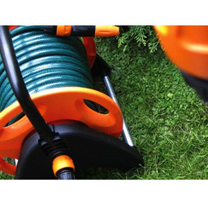 Kit collegamento Carrello Rubinetto Tubo Giardino + 2 Raccordi + Presa 3/4 GF
