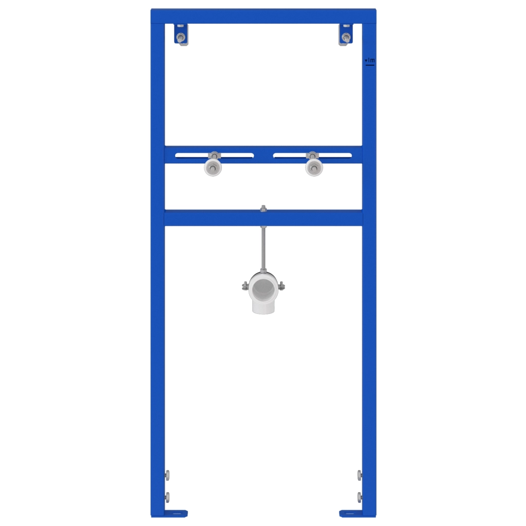 Struttura di Montaggio Nascosta per Lavabo 50x112-136 cm in Acciaio