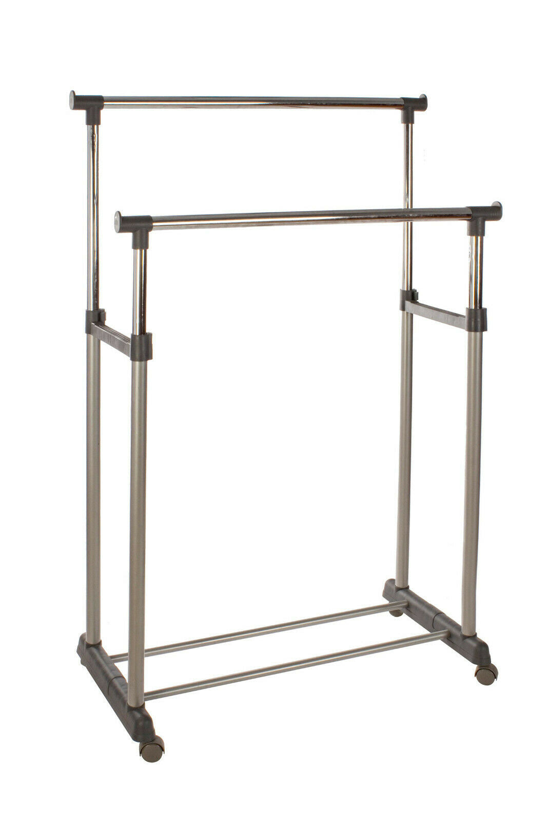 Stend Appendiabiti Regolabile con Ruote Doppio o Singolo Tipologia: Doppio