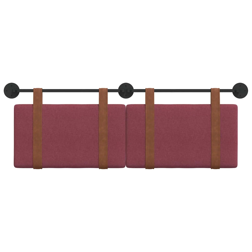 Testata appesa Tinta unita Rosso Vino 150 x 55 x 5 cm PU Antico 42031456