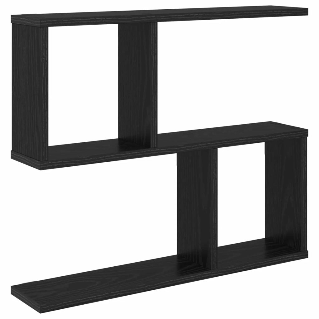 Scaffale da parete Rovere Nero 60 x 12 x 50,5 cm 8012253