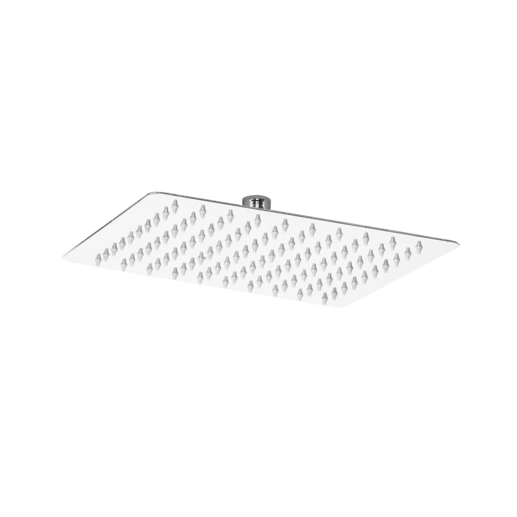 Soffione Doccia Quadrato Lucido 1 getto in Acciaio Inox Aisi 304