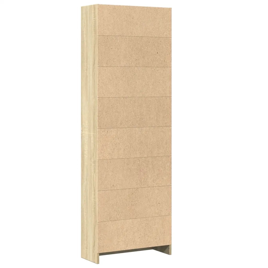 Libreria Rovere Sonoma 60x24x176 cm in Legno Multistrato 857823
