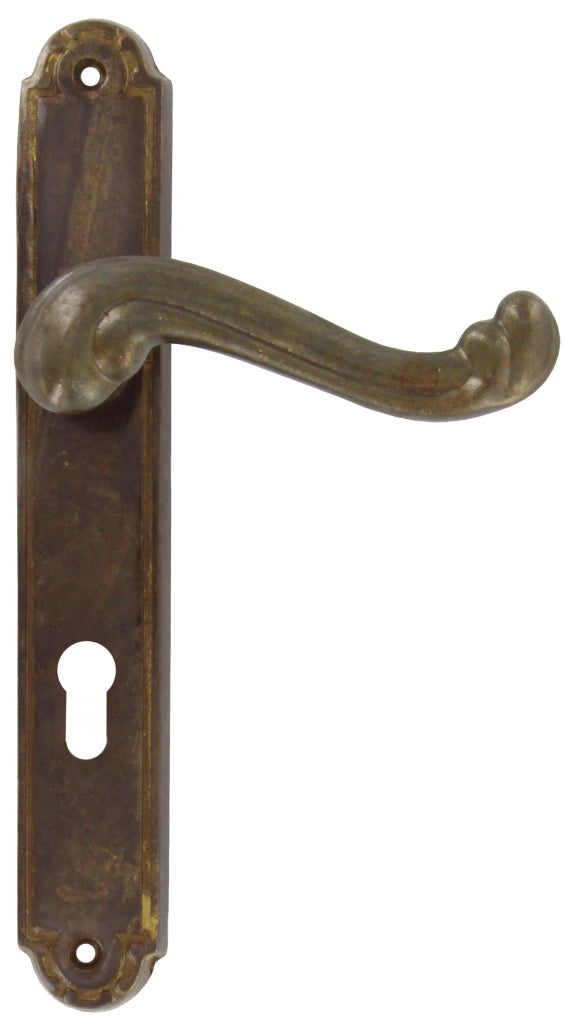 MANIGLIA OTTONE BRONZATO BAROCCO F.Y.- 4,0 pz