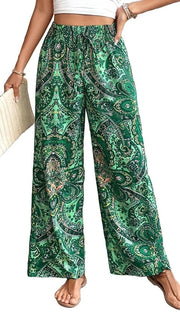 Broek da Donna con Alta Cintura per un Look Boho Casual Estivo