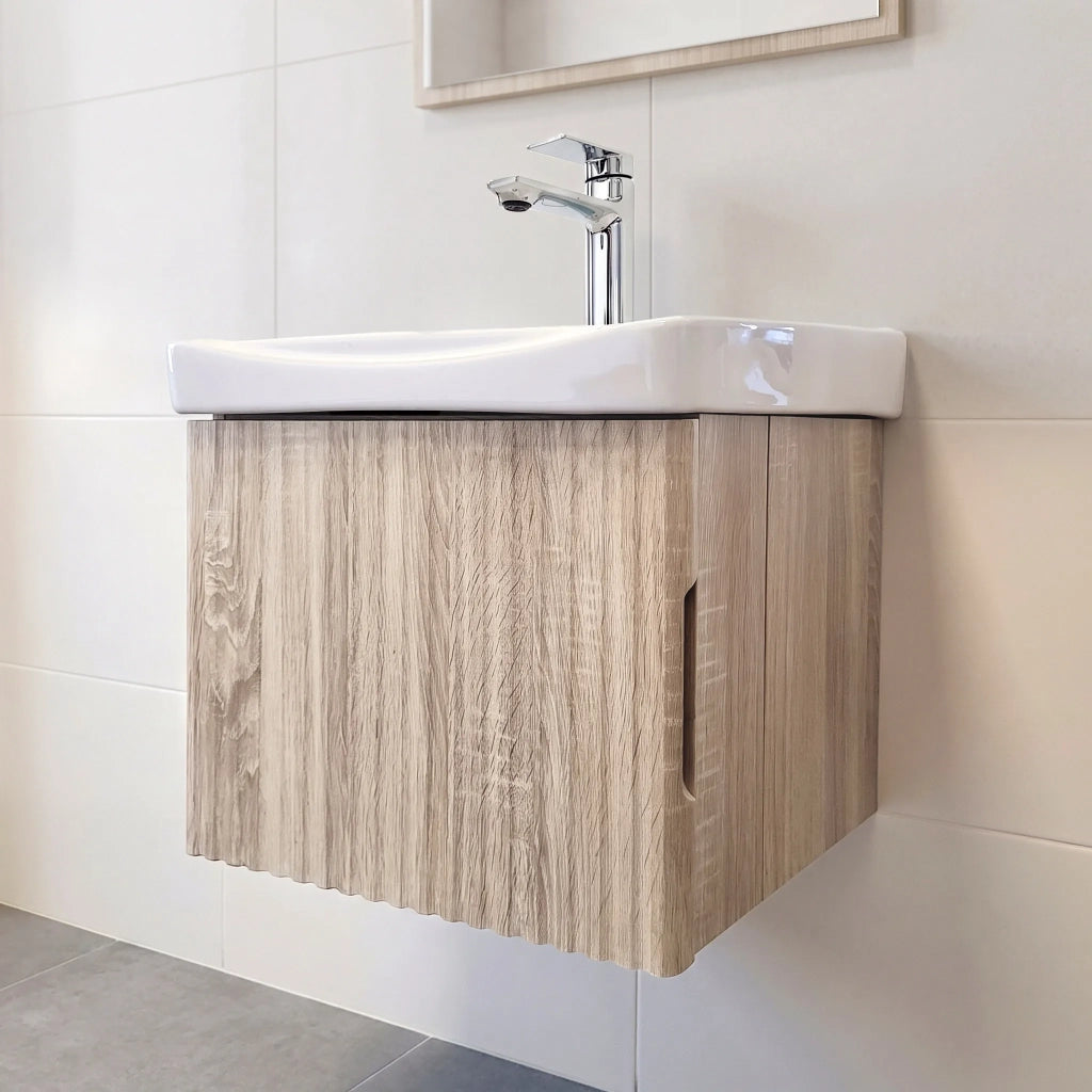 Mobile Bagno Con Lavabo Rea Db85-50-3 Orio Light 50cm
