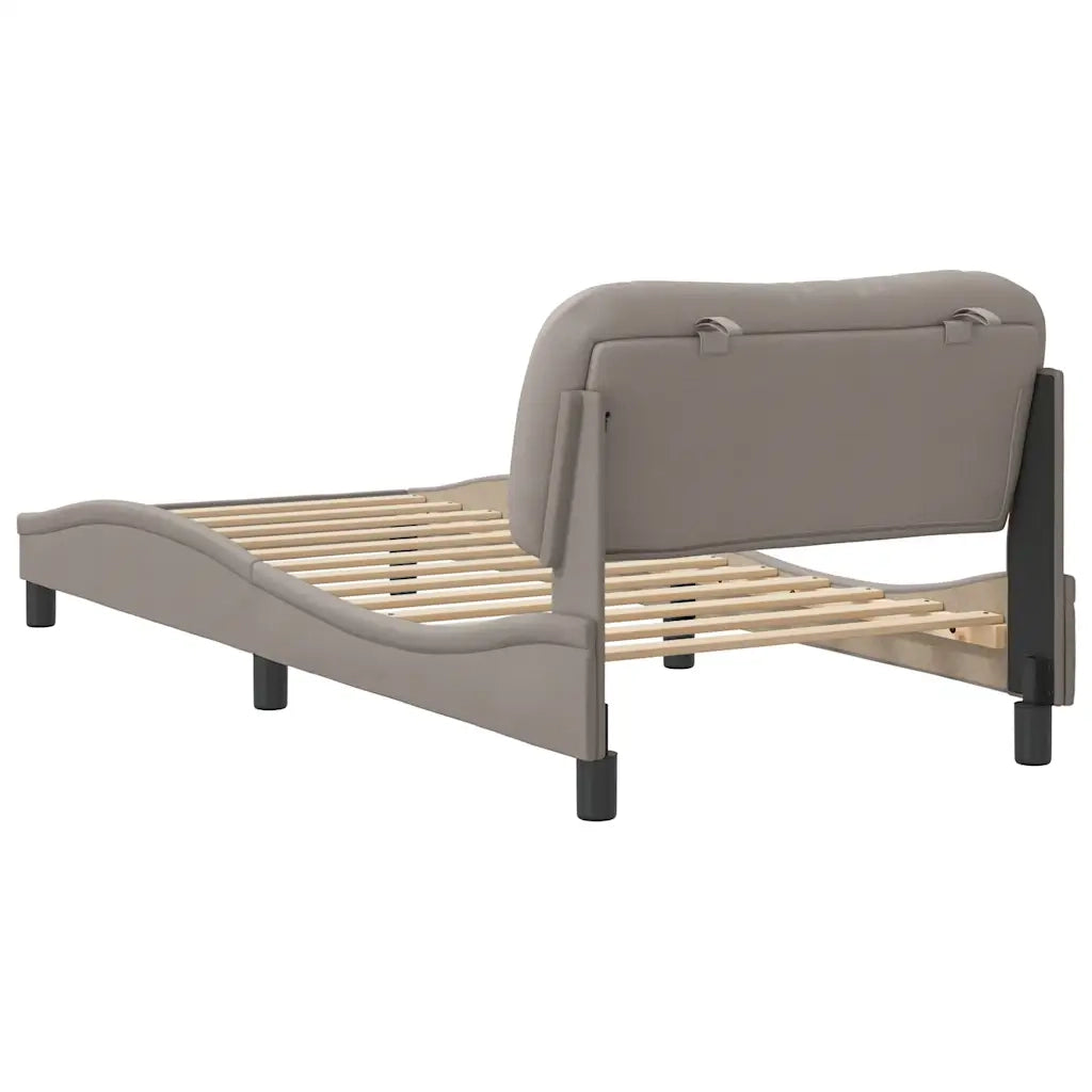 Giroletto senza Materasso Hvar Tortora 90x190 cm Tessuto 3207741