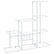 Portavasi fioriera 94,5 x 25 x 88 cm metallo bianco 02_0045168