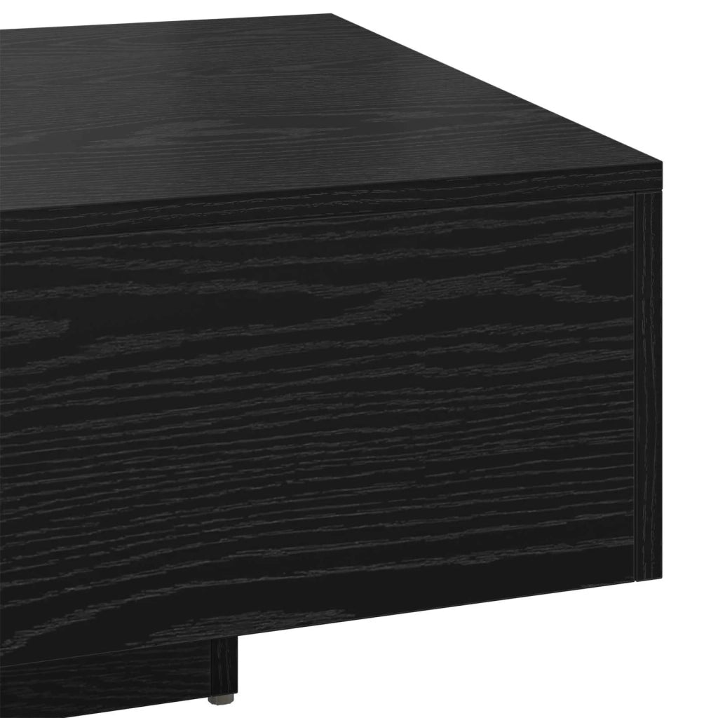 Tavolino da salotto | Tavolino da caff¨¨ | Tavolino da Soggiorno Rovere Nero 85 x 55 x 31 cm