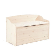 CASSAPANCA CON SCHIENALE 100X40XH60CM IN ABETE