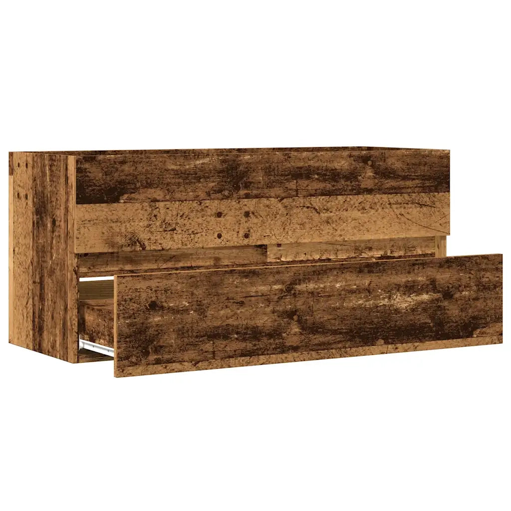 Mobile Lavabo Legno Antico 100x38,5x45 cm in Legno Multistrato 856252