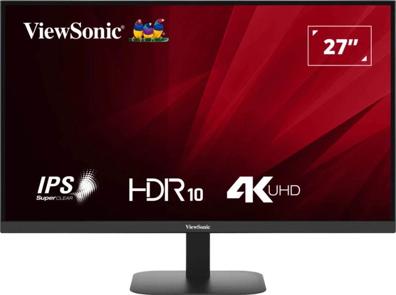Viewsonic va va2708-4k-hd monitor pc 68,6 cm (27") 3840 x 2160 pixel 4k ultra hd led nero