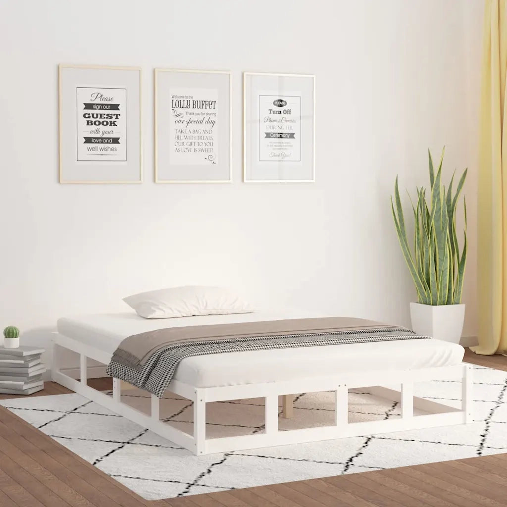 Giroletto Bianco 120x200 cm in Legno Massello cod mxl 63445