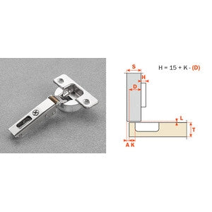 SALICE CERNIERA AMMORTIZZATA C7A6AE9 COLLO 0- 50,0 pz