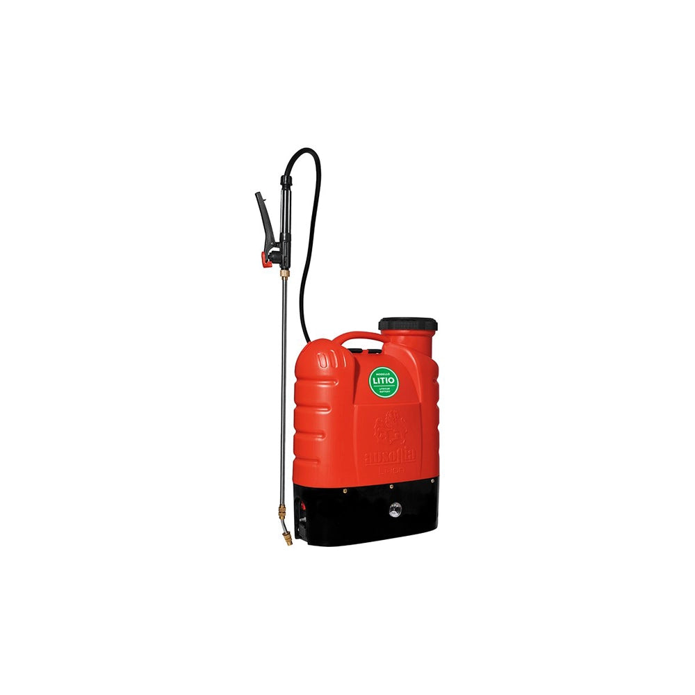 POMPA A SPALLA IRRORATRICE BATTERIA LITIO ELETTRICA 16L DISERBO 12V 10Ah AUSONIA