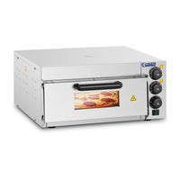 Forno per pizza - 1 camera di cottura - 2000 W Acciaio inox Base in pietra 14_0001734