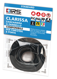 Spazzolino per Zanzariera Fissa a Pannello Clarissa 500 cm Guida IRS