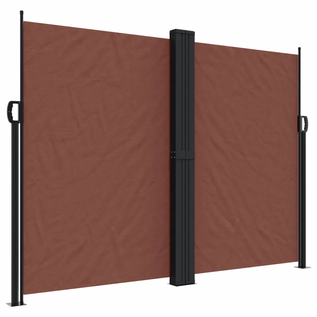 Tenda da Sole Laterale Retrattile Marrone 180x1200 cm 4004839