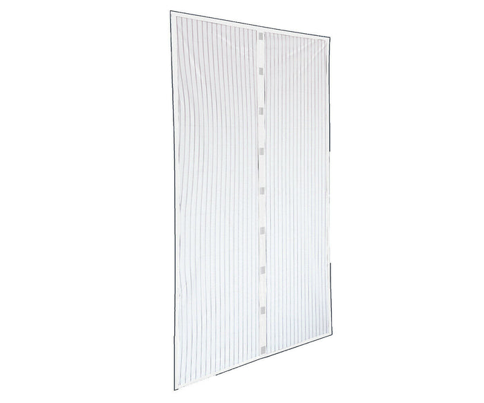 Zanzariera Magnetica riducibile Chiusura Magneti Porta Finestra Calamita 140x250 Colore Zanzariera: Bianca