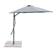 Ombrellone da Giardino decentrato 2 5x2 5 in acciaio - MUSON