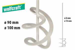 Frusta Ricambio Miscelatore Elettrico per Malte e Colle Wolfcraft Diametro: 100 mm