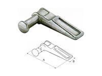 Cerniera laterale destra o sinistra diametro 20 mm Cermag 61287 e 61288 - Sinistra